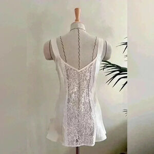 Intimissimi 100% Silk Cami Back Lace | Size S